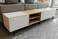 Sideboard Edit Quick MDF Mattlack P01/P01 Weiß E08 Eiche