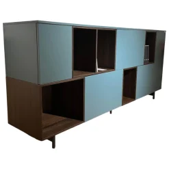 Sideboard Eiche Termort Türkis Dunkelbraun