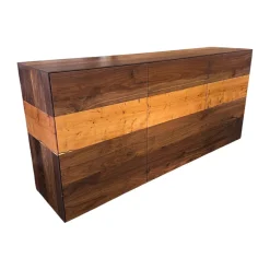 Sideboard Farn Astiger Nussbaum Natur Geölt Innen Birke Mit Einlage Rundum Eibe