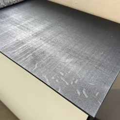 Sideboard Farn Front Glas 9010 Weiss Matt Außen Und Innern Schwarz Matt