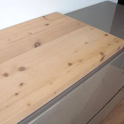 Sideboard Fineline Fichte Altholz Bianco Glas Farbe 408 Terra