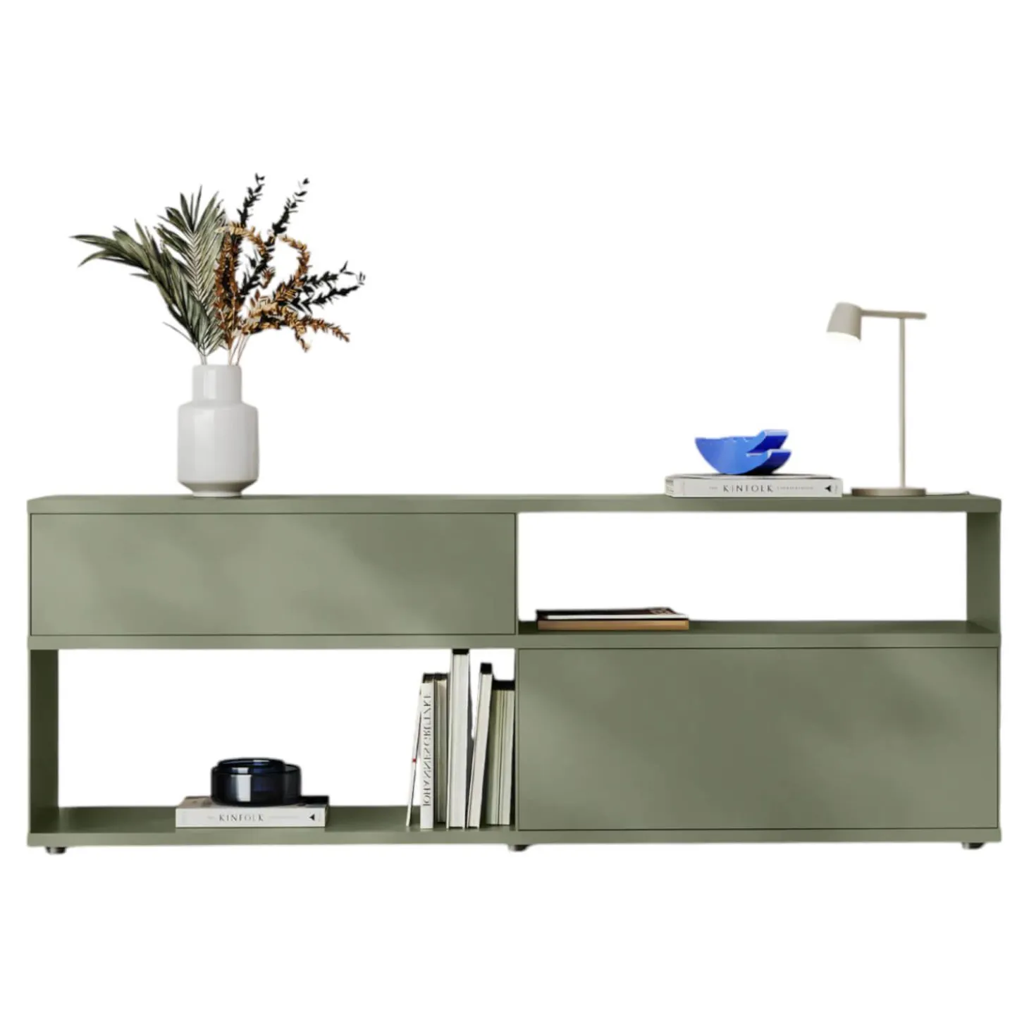 Sideboard Flow Mattlack 35 Grün