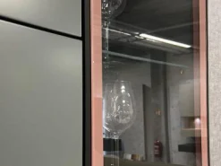 Sideboard Fonis Lack Grün Rosa Metallgestell Strukturlack Anthrazit