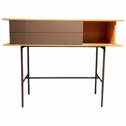 Sideboard 7For Eiche Tobacco Gestell Metall Schwarz