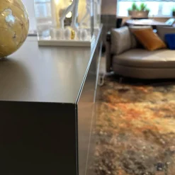 Sideboard GAP Lack Terra Grau Braun Matt Mit Griffmodulen Chrom