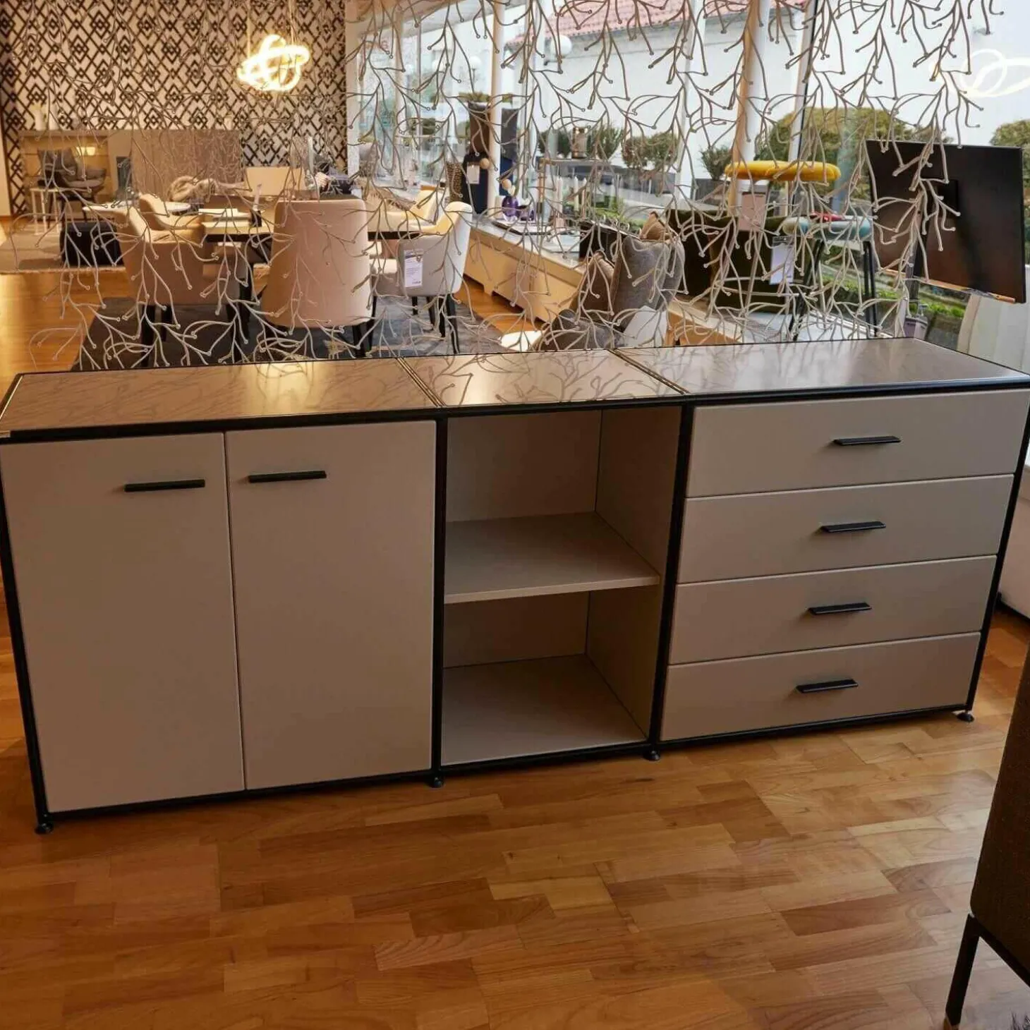 Sideboard 20H Black Edition LC0751 Ombre Naturell Claire