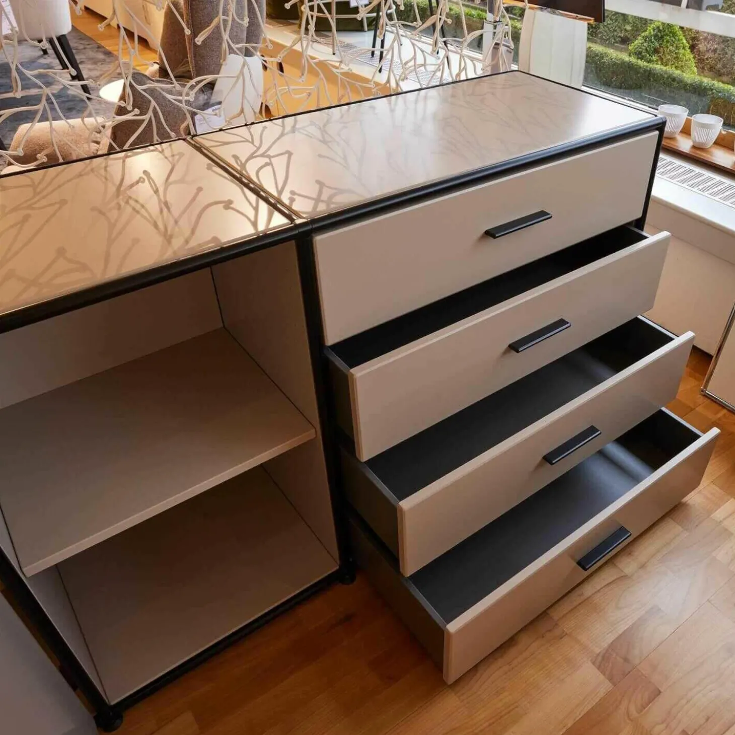 Sideboard 20H Black Edition LC0751 Ombre Naturell Claire