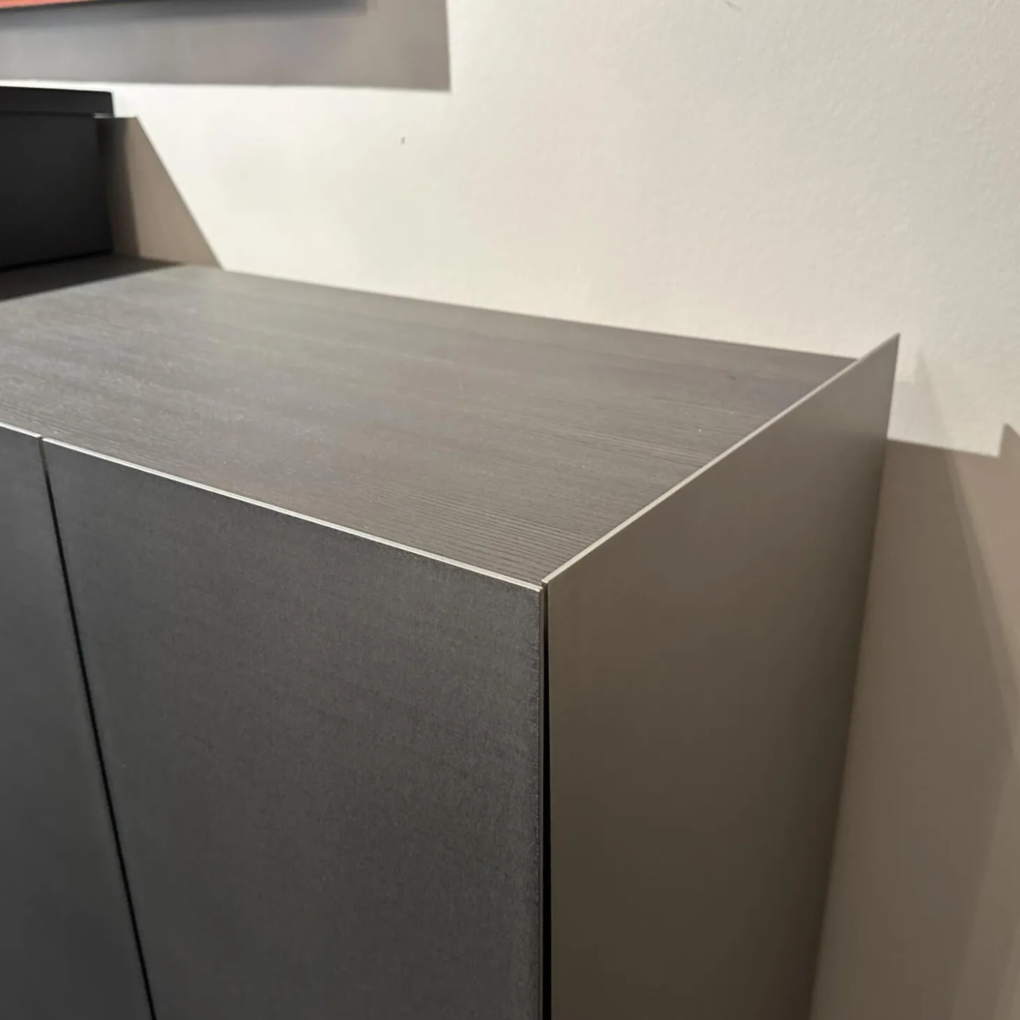 Sideboard Jorel Esche Achat B73 Anthrazit Lackiert Und M21 Edelstahl Silvertouch Grau