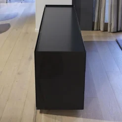 Sideboard Jorel J 4036 Korpus Lack Matt 21 Anthrazit Front Glas Optiwhite Anthrazit S21 Lackiert