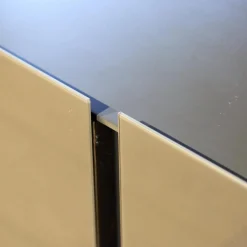 Sideboard Jorel J 4036 Korpus Lack Matt 21 Anthrazit Front Glas Optiwhite Anthrazit S21 Lackiert