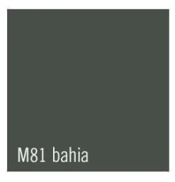 Sideboard Jorel Lack Bahia M81 Matt Grün Front und Abdeckplatte Glas Bahia Matt T81 Schwarz