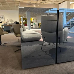 Sideboard Jorel Reflect O71 Indigospiegel Lack M83 Navy Blau Mit Abdeckplatte