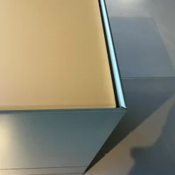 Sideboard Just Cube Bold Lack Bahia M81 Grün Blau Abdeckplatte Mattglas Opti Masala T40 Gelb Braun