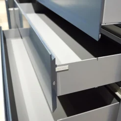 Sideboard Just Cube Bold Lack Atlantic M82 Blau Und Winkelregalkombination Lilu Lack Atlantic M82 Blau