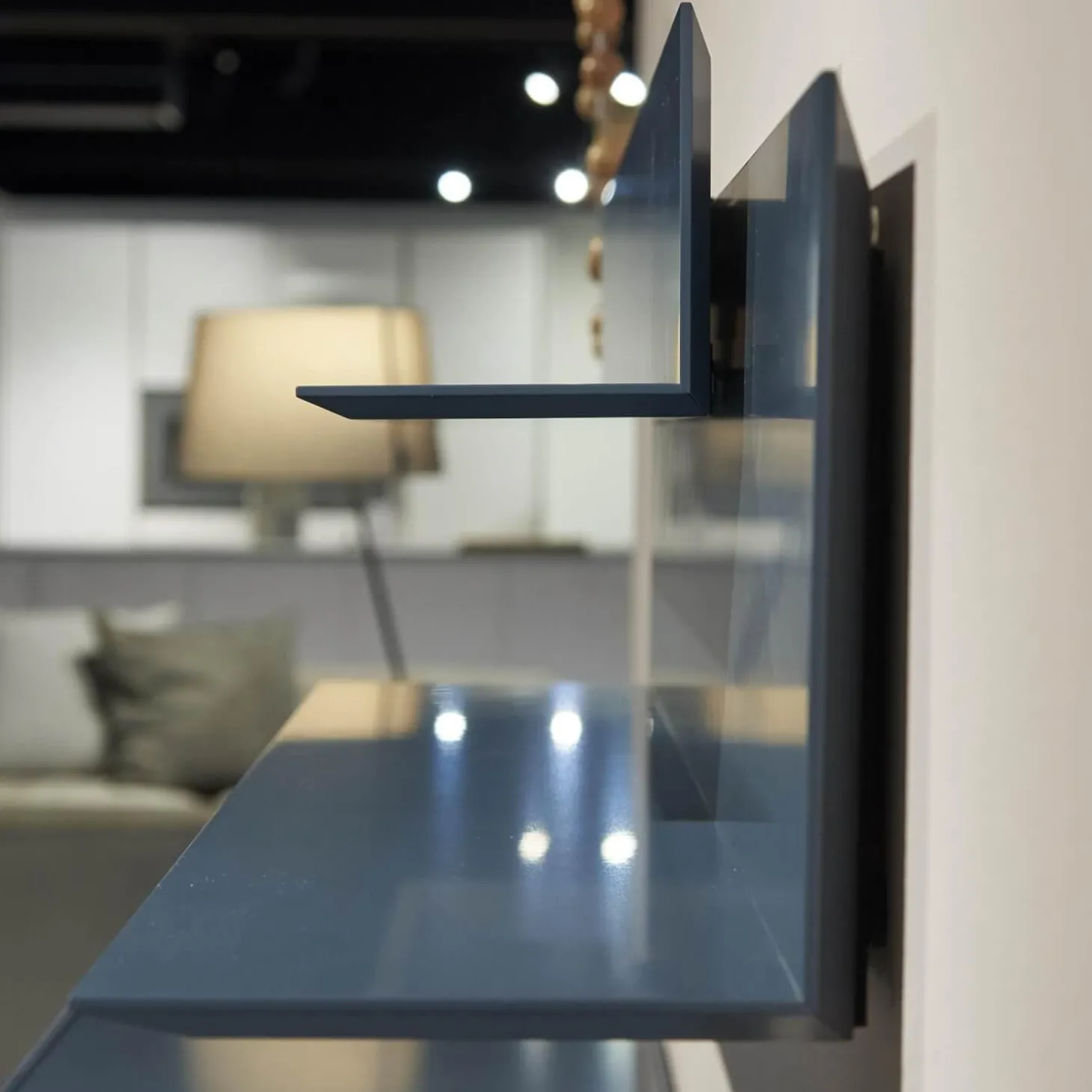 Sideboard Just Cube Bold Lack Atlantic M82 Blau Und Winkelregalkombination Lilu Lack Atlantic M82 Blau