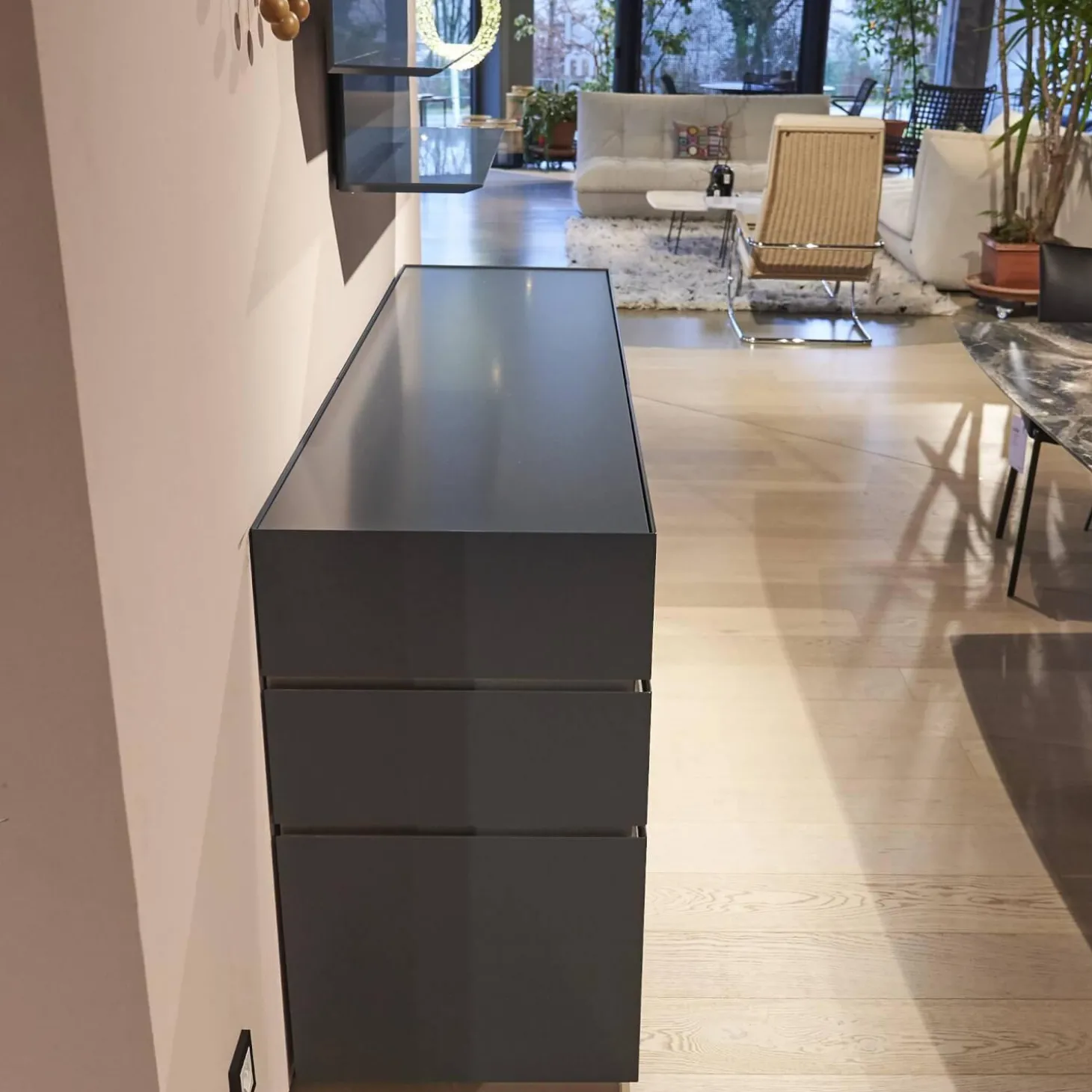 Sideboard Just Cube Bold Lack Atlantic M82 Blau Und Winkelregalkombination Lilu Lack Atlantic M82 Blau