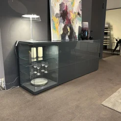 Sideboard Just Cube Light Klarglas Atlantic S82 Inkl Beleuchtung