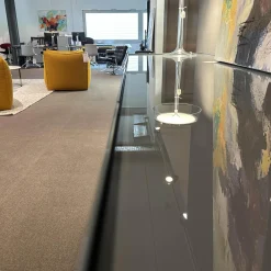 Sideboard Just Cube Light Klarglas Atlantic S82 Inkl Beleuchtung