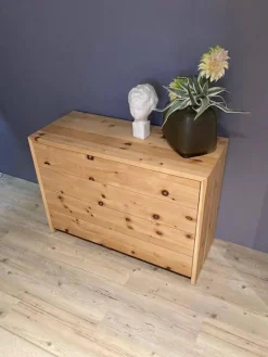 Sideboard Kommode Lunetto Zirbe Massiv Roh