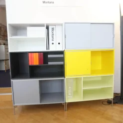 Sideboard Lack Lemon Grün Tokyo Yellow Gelb Anthracite Fjord Grau Und New White Weiß