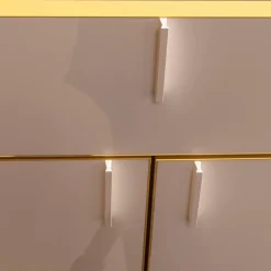 Sideboard Mio Lack Matt La Champagner Rahmen Farblackiert Am Curry