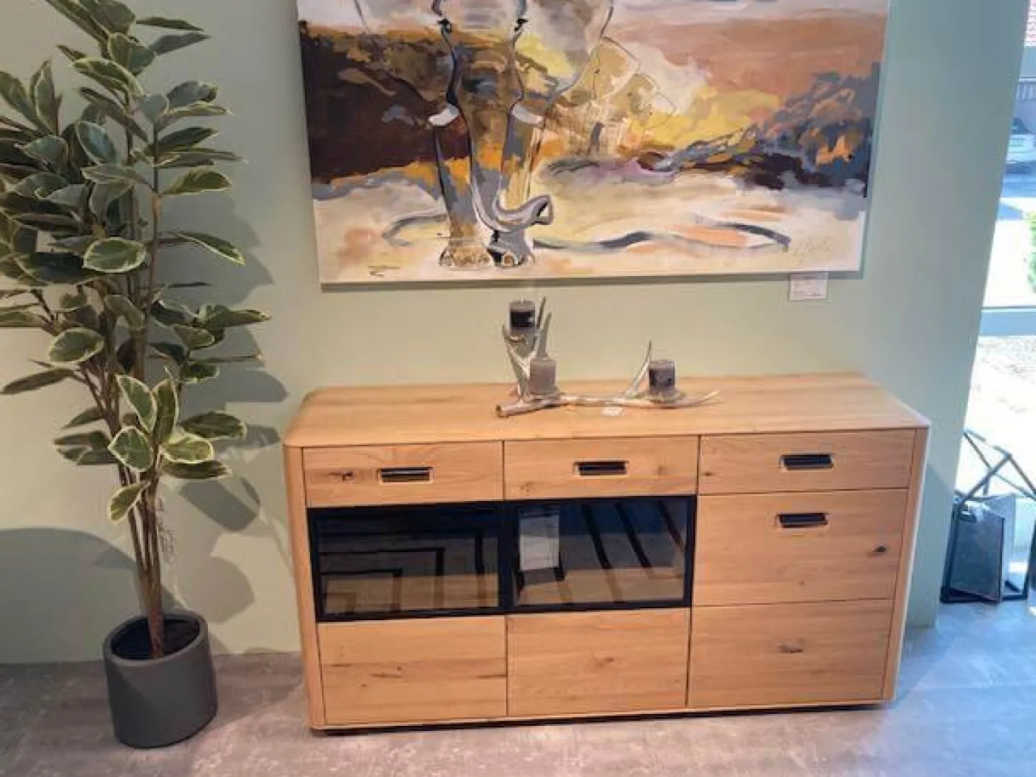 Sideboard Montana Wildeiche Massiv Geölt