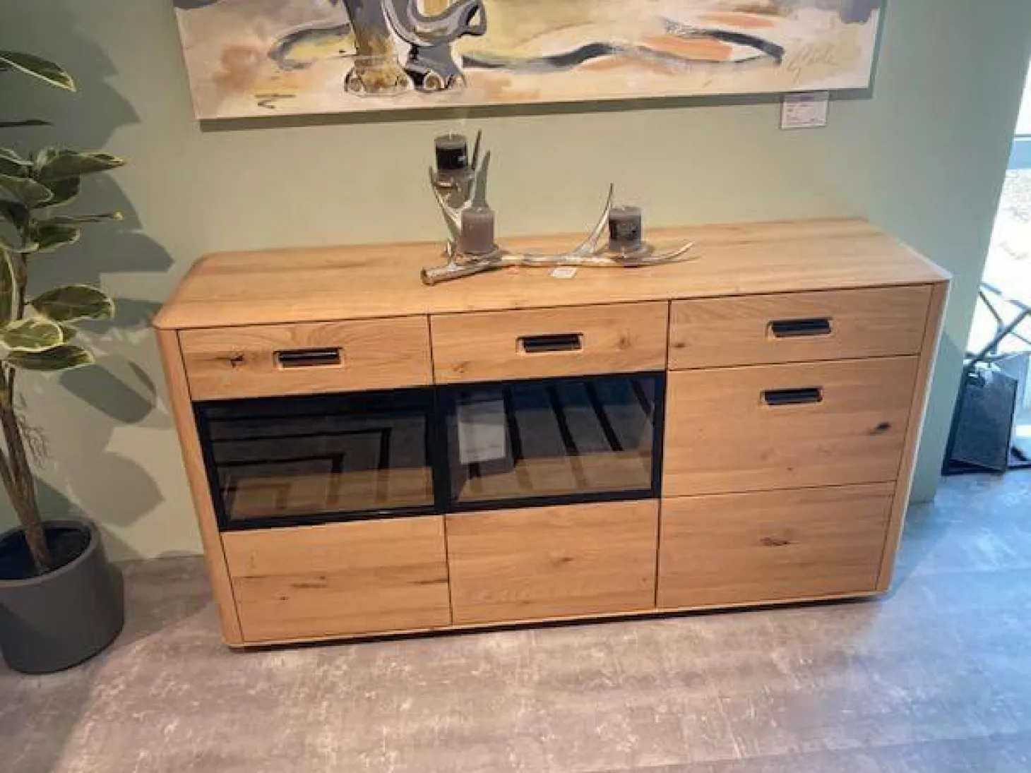 Sideboard Montana Wildeiche Massiv Geölt