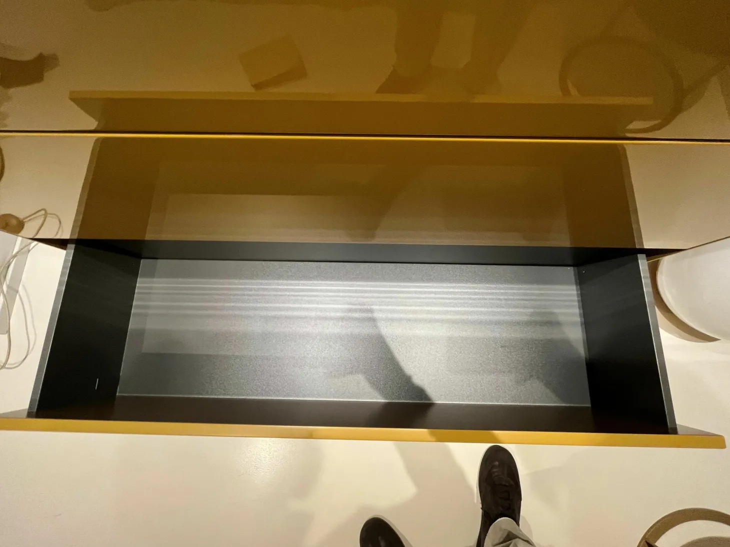 Sideboard Nex Lack Hochglanz Gold H29