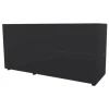 Sideboard Nex Pur Lack 43 Coal Schwarz