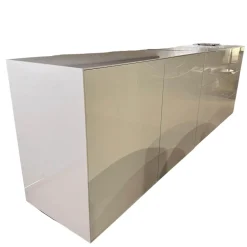 Sideboard Nex Pure Box Lack Weiß Hochglanz