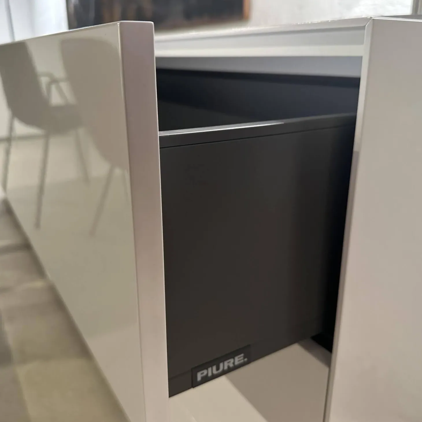 Sideboard Nex Pure Box Lack Weiß Hochglanz