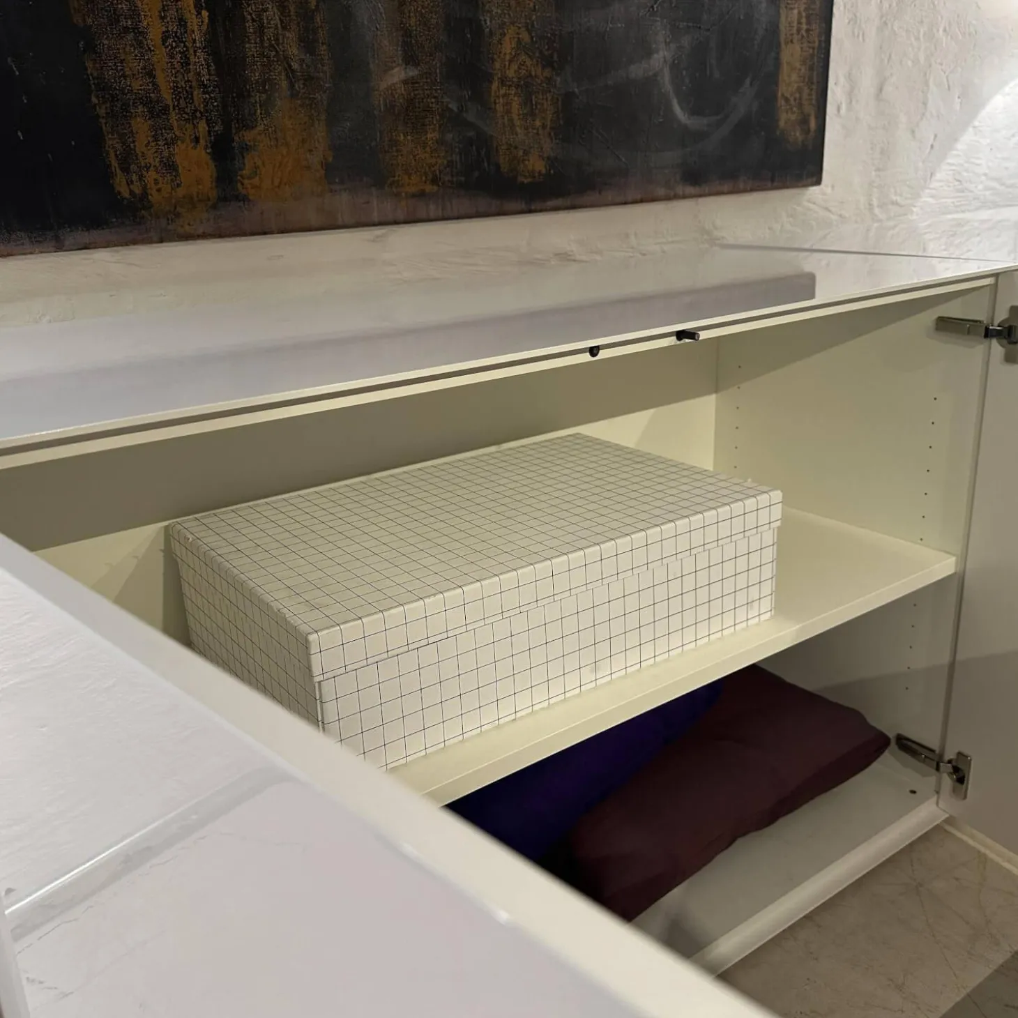 Sideboard Nex Pure Box Lack Weiß Hochglanz