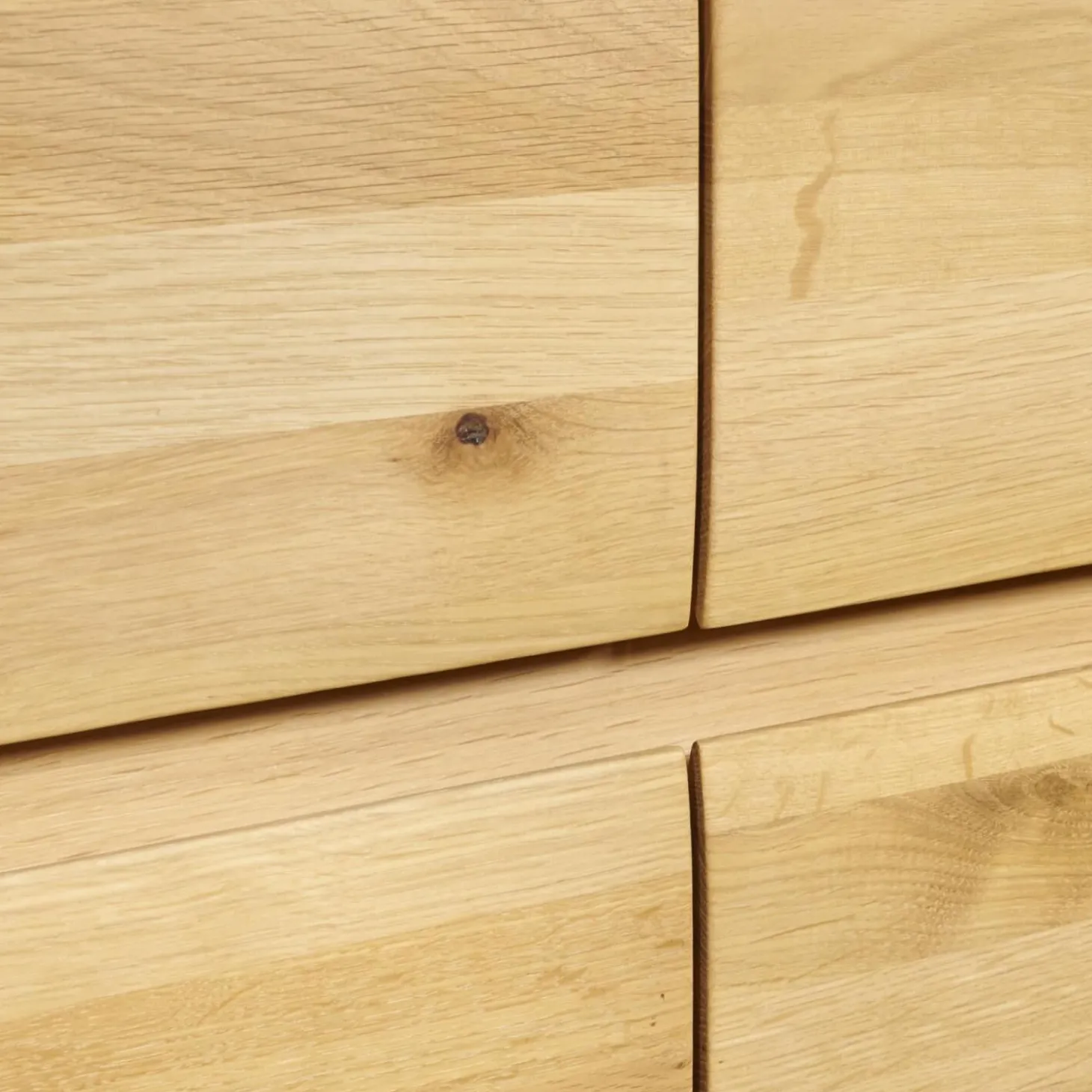 Sideboard Nyon Rustikale Asteiche Massiv Bianco Geölt