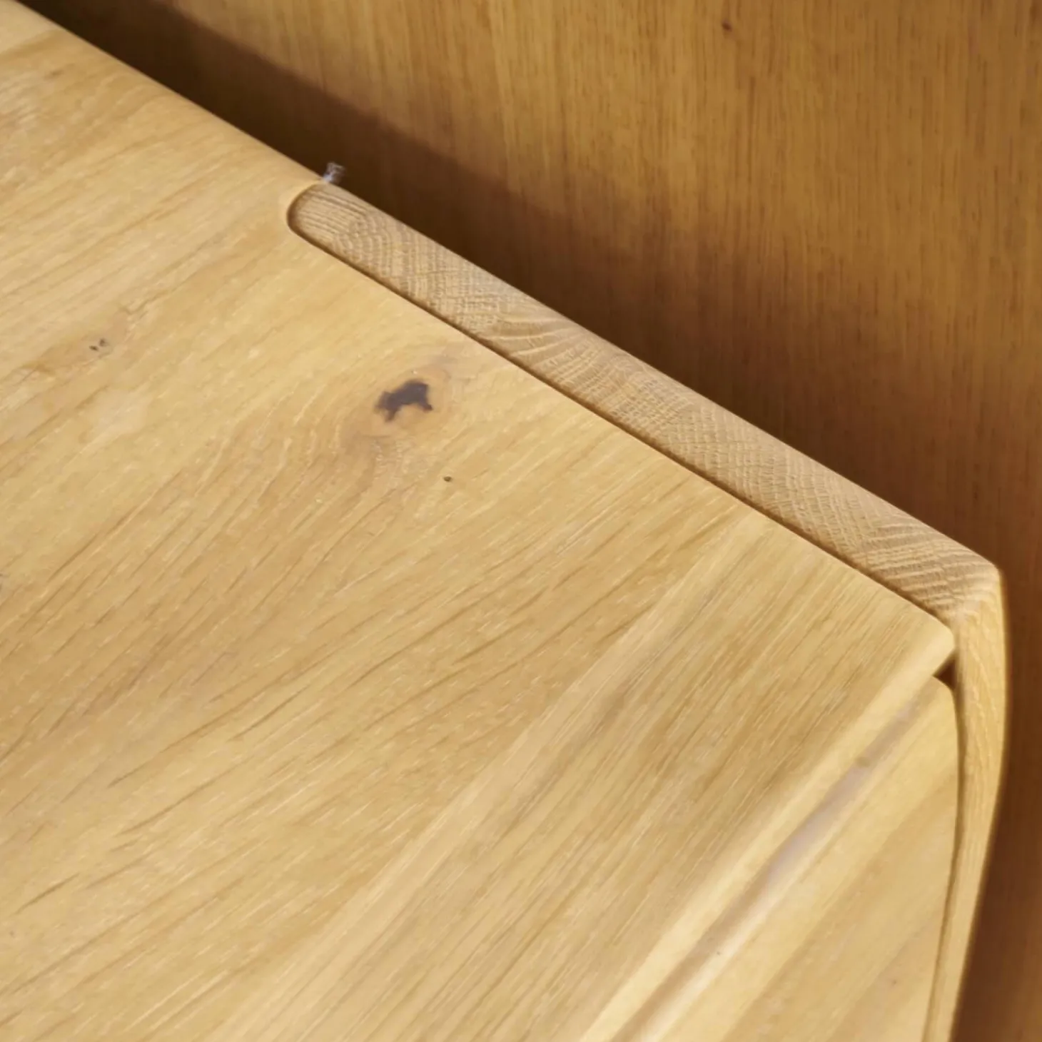 Sideboard Nyon Rustikale Asteiche Massiv Bianco Geölt