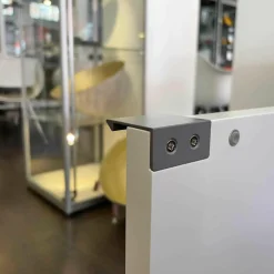 Sideboard Pulse Stehend Außen A02 Ice Mattlack Innen A25 Taupe Mattlack