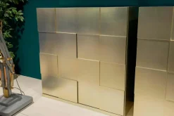 Sideboard Quadro Oberfläche Blattsilber Matt Innen Grün