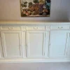 Sideboard Schleiflack Weiss Massivholz