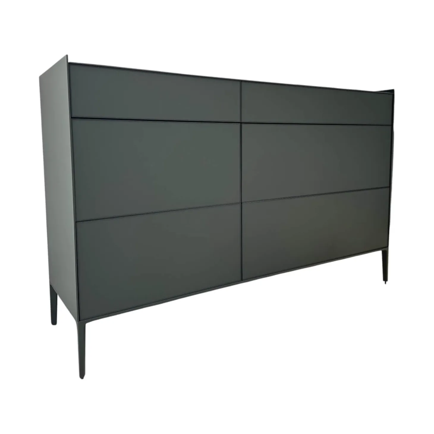 Sideboard Self Bold Glas Matt Verde Lichte 147 Grün Gestell Metall Verde Lichte 314 Grün Lackiert