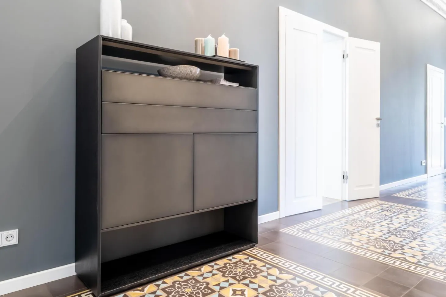 Sideboard Shelly 106 4 Schwarz