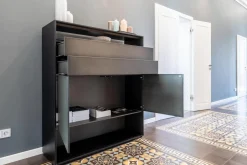 Sideboard Shelly 106 4 Schwarz