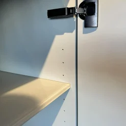 Sideboard Soma Beton Optik Grau Gestell Rundrohr Leuchtgelb Gelb Grün