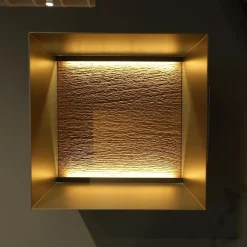 Sideboard 418T Vara Kerneiche Umato Sägerau Gebürstet Titan Grau Mit Vitrine 9612 Beleuchtung Kufen 1045 Anthrazit