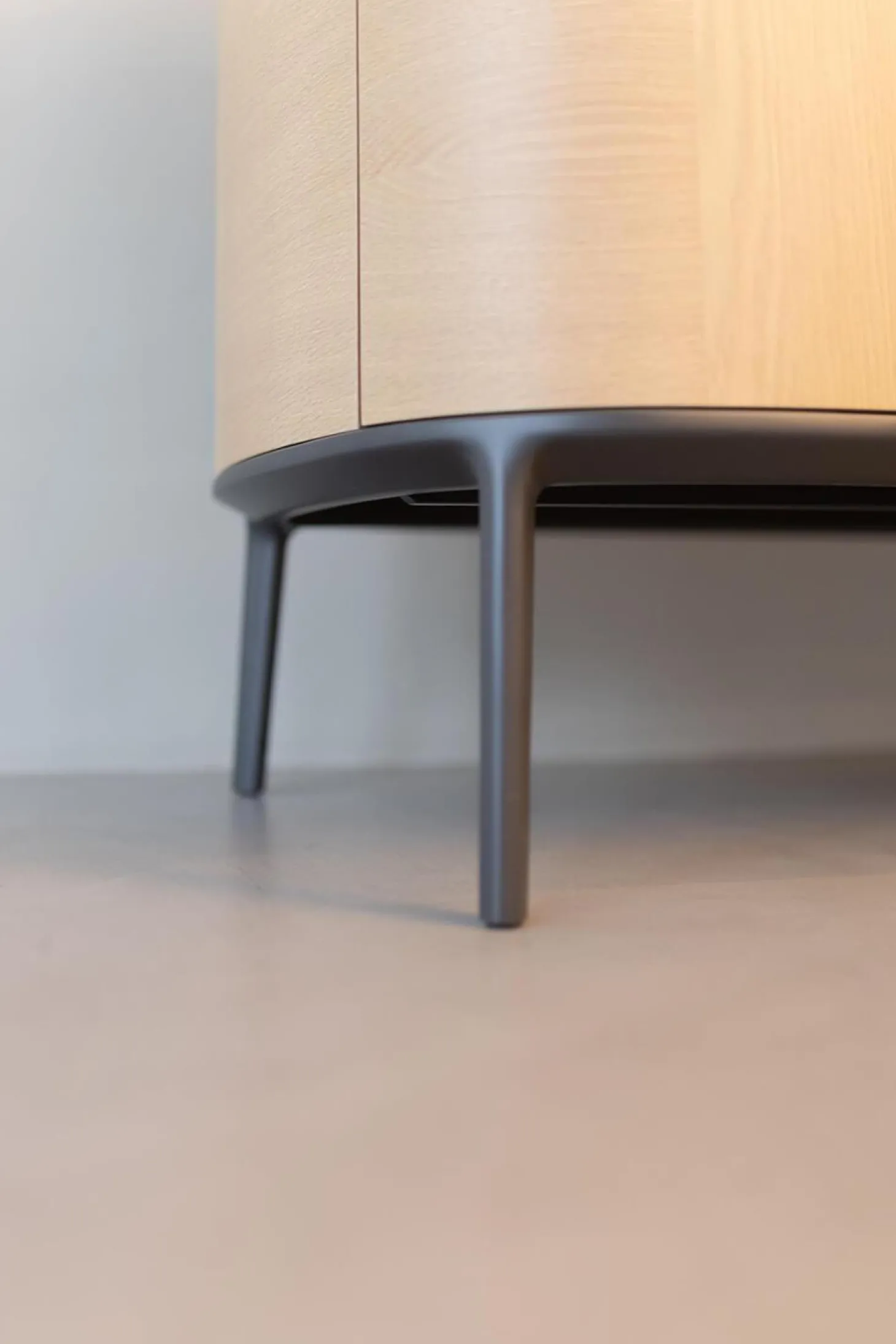 Sideboard Tesaurus Front Eiche Hell Innen Ahorn Frise Abdeckplatte Marmor Emperador Grau