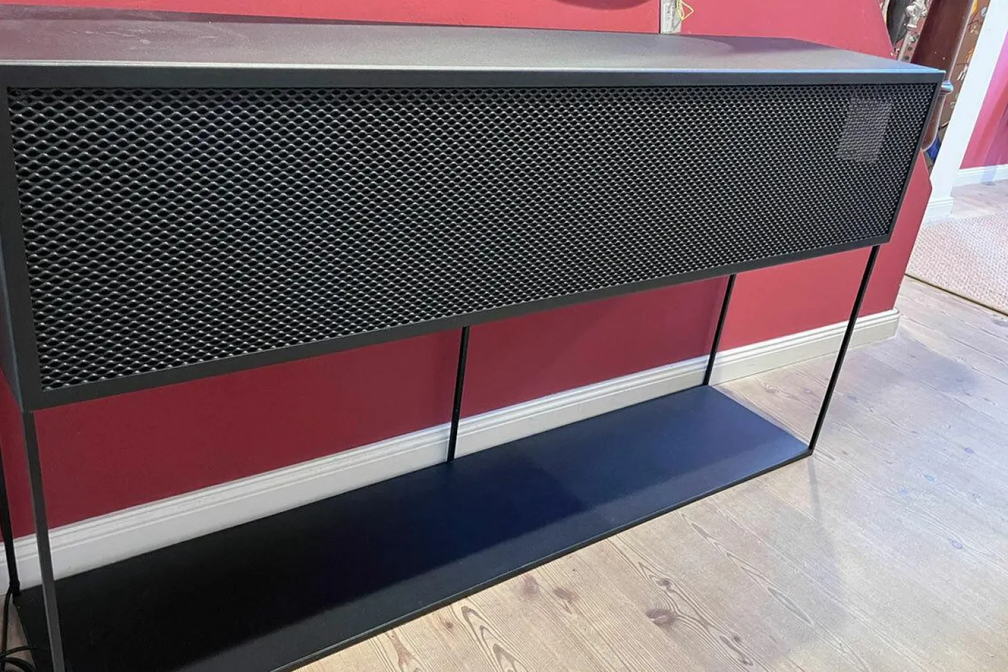 Sideboard Tristano Stahl Kupferschwarz Sandeffekt Epoxylackiert