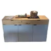 Sideboard Tucson Wildeiche Massiv Soft Gebürstet Und Lack Samtgrau