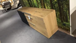 Sideboard V Alpin AS22L A L Eiche Altholz Und Colorglas Anthrazit