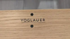 Sideboard V-Aura Eiche Geölt Akzent Lärche Schwarz mit LED-Beleuchtung