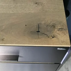 Sideboard V-Galvino S20 Alteiche Rustiko Metallakzent Dark Galvano