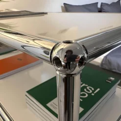 Sideboard Weiß Grün mit Rollbox Grün