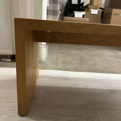 Sitzbank SC02 Europäische Eiche Natur Geölt Rückenteil Bezug Leder Elefant Anthrazit